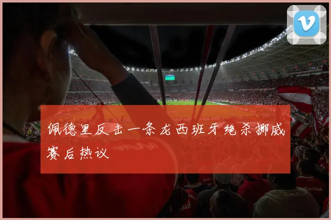 佩德里反击一条龙西班牙绝杀挪威赛后热议